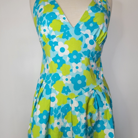Vintage | retro floral print dress - Picture 4 of 12
